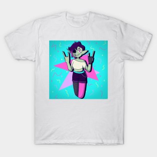 Alt Zombie Girl - Background T-Shirt